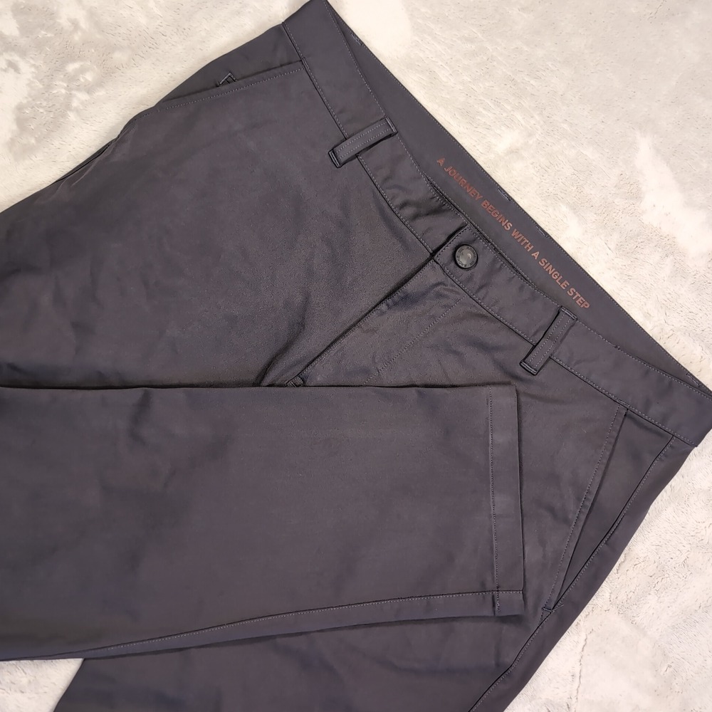Rhone Commuter Pants Mens 34 (34x31) Dark Gray Technical Performance Trousers